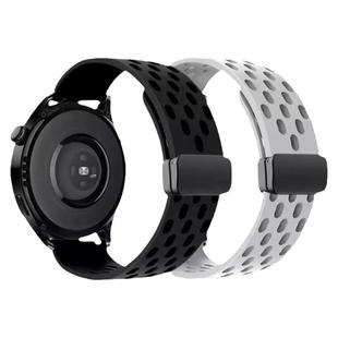适用OPPO Watch X2手表带watchS磁吸扣x2mini透气硅胶腕表带watch4pro运动3/SE智能pro男watch2女生秋冬透气