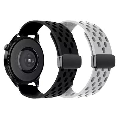 适用OPPO Watch X2手表带watchS磁吸扣x2mini透气硅胶腕表带watch4pro运动3/SE智能pro男watch2女生秋冬透气