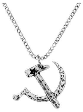 复古民族风战损镰刀锤子项链苏维埃社会共产主义标志吊坠男女配饰