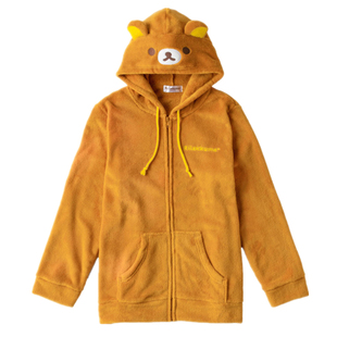 现货新款日本正版轻松熊连体睡衣居家宅服rilakkuma拉拉熊人偶服