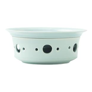 景德镇新中式影青圆形加热陶瓷套炉酒店饭店明档菜创意特色餐具