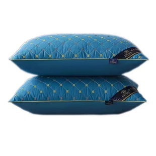 买一送一】枕头枕芯酒店一对装羽丝棉单人成人家用宿舍整头芯