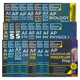 Princeton Review AP 2024 普林斯顿考试 环境科学 3次练习测试 完整内容复习 策略与技巧 Environmental Science Prep 英文原版书