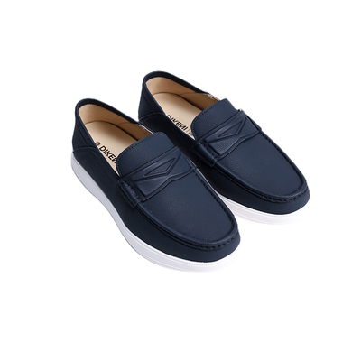 【品质软牛皮】迪柯尼轻舒白底鞋新品男士经典款时尚百搭休闲鞋