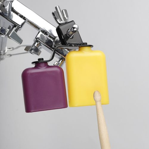 奥尔夫打击乐配件架子鼓梆子黄牛塑料木鱼铃紫高低音梆子双色梆子