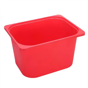 积木玩具框幼儿园儿童塑料彩色收纳箱家庭收拾盒储物盒叠加教具篮