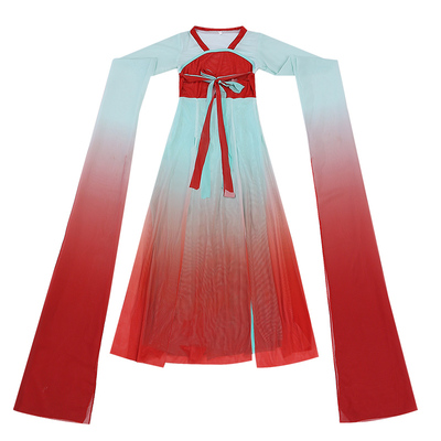 恋子豆女中国风水袖舞超仙演出服