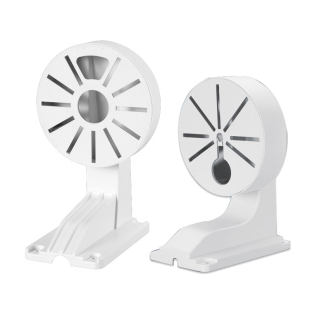 1258ZJ监控半球支架壁装塑料转接盘藏线盒海康大华通用摄像头底座