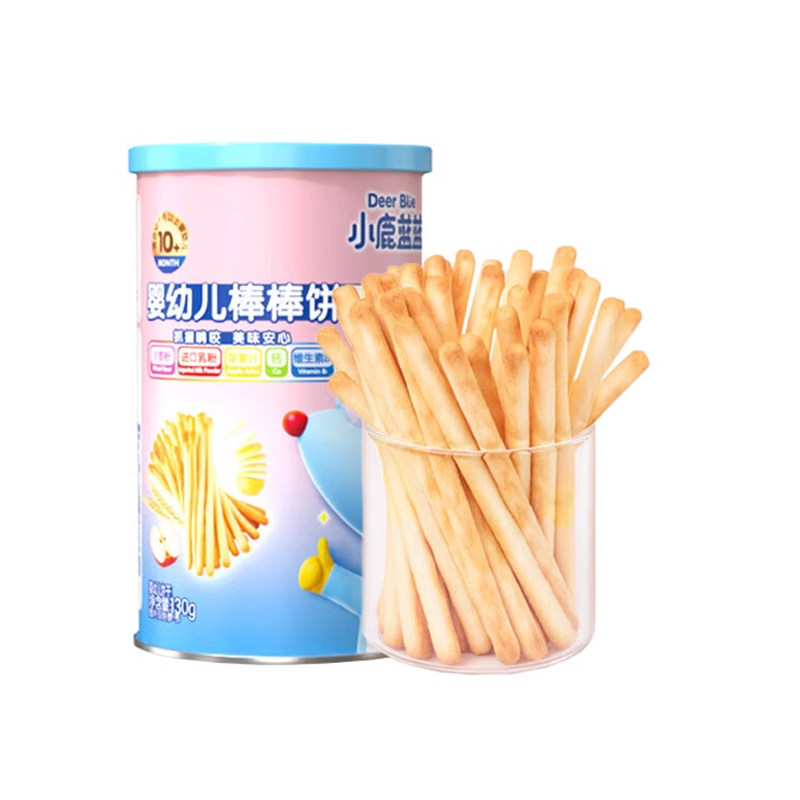 小鹿蓝蓝婴幼儿棒棒饼干130g