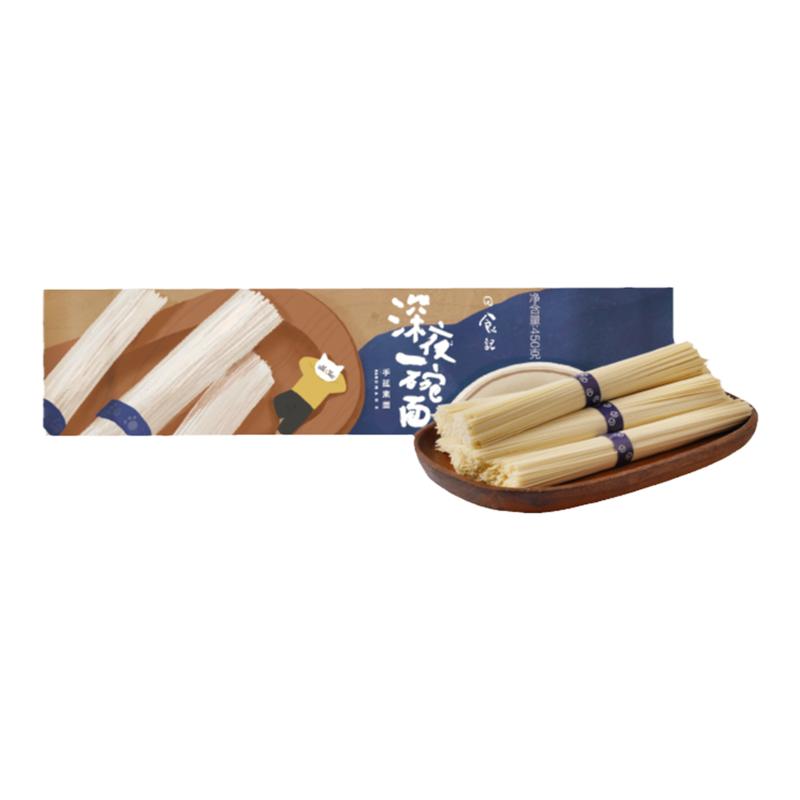 日食记深夜一碗面细条开阳葱油拌面日式手延素面挂面汤面拉面条