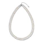 Meluxe美奈 双层搭扣淡水珍珠项链手链轻奢时尚百搭送女友礼物