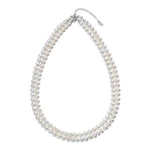 Meluxe美奈 双层搭扣淡水珍珠项链手链轻奢时尚百搭送女友礼物