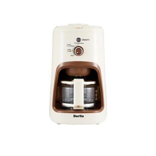 【自营】德国Derlla美式咖啡机全半自动家用小型滴漏现磨豆煮一体
