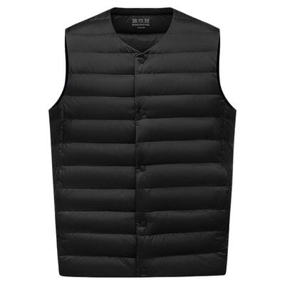 波司登26新款排骨羽绒服马甲背心内胆男士短款叠穿轻薄保暖外套