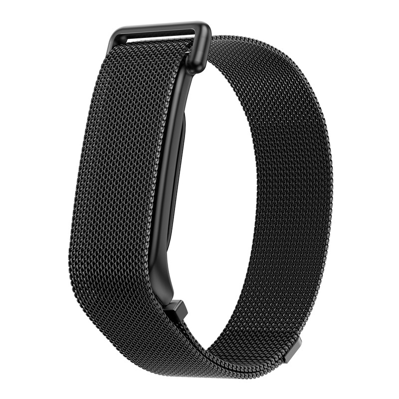 适用谷歌Fitbit Air手表米兰尼斯表带Google菲比Air金属一体编织