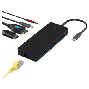 TypeC拓展坞HDMI超清DP投屏平板笔记本扩展坞HUB扩展器带千兆网口