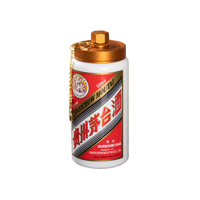 茅台文旅飞天陶瓷酒瓶改造茶叶罐