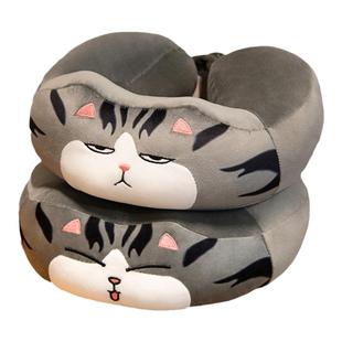 吾皇猫u型枕旅行便携护脖子颈椎靠枕高铁坐车睡觉神器宿舍支撑枕