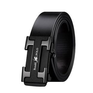 保罗纯牛皮皮带2025新款男士真皮自动扣青年潮流裤带品牌正品腰带