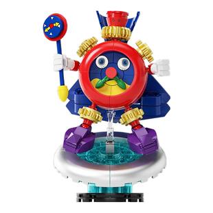 AREAX砖区游戏王积木小怪兽系列时间魔术师拼装益智玩具摆件礼物