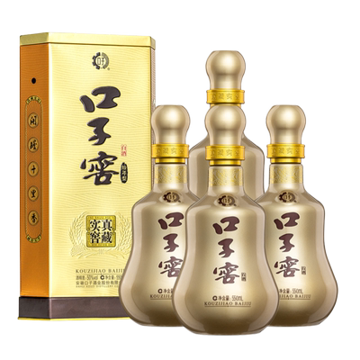 口子窖10年型白酒50度550mL*4瓶