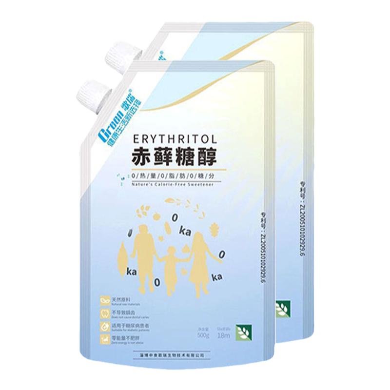 歌瑞赤藓糖醇零卡糖天然0卡代糖1000g木糖醇食品烘焙无糖白砂糖