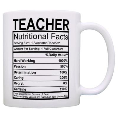 ins风网红爆款teacher牛奶马克杯