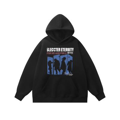 连帽卫衣男款秋冬美式潮牌加绒