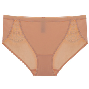 依曼丽夏季内裤女生纯棉底档抗菌性感中低腰女清爽透气蕾丝三角裤