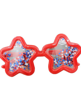 创意五角星造型眼镜拍照装饰道具