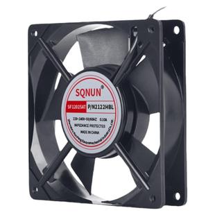 厂家直销12cm双滚珠12025散热风扇120*120*25机箱静音强力 排风机