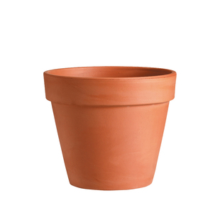 帝罗马陶盆青野deroma红陶花盆透气白陶土国际家用大陶瓷盆带托盘