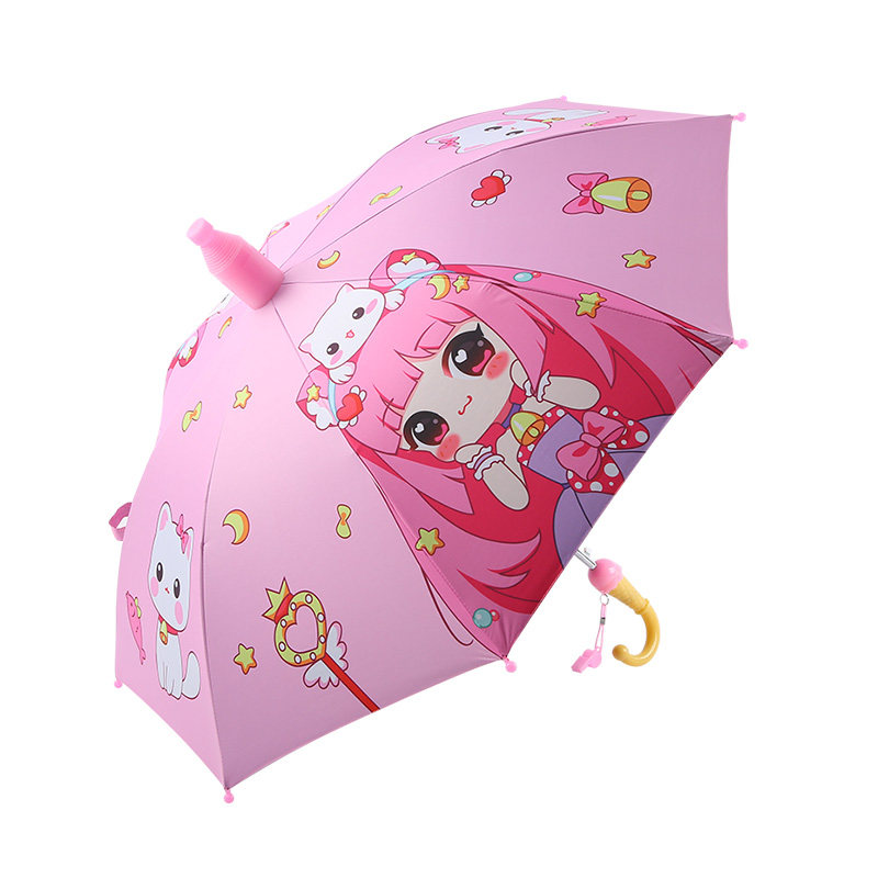 防水套儿童雨伞女男孩幼儿园宝宝学生卡通可爱公主自动遮阳太阳伞