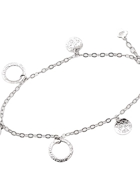 斑驳时光设计感手链925纯银女