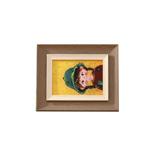 油画棒画框diy装裱外框挂墙相框定制儿童生日水彩作品保存小摆台