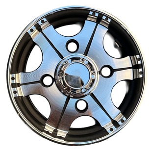 电动三轮车3.00-8车圈275/350-8铝合金前后轮圈 大鼓刹轮毂真空胎