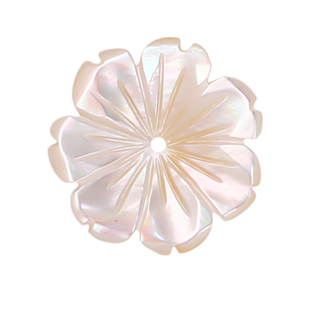 贝壳花DIY配件海贝碗花托天然贝母蝶贝手工耳饰胸针发簪饰品材料