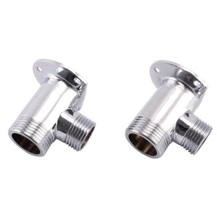 铜材质淋浴器配件移位花洒暗转明转换接头暗改明 暗装转明装4/6分