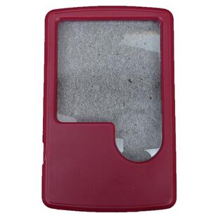 卡片放大镜便携式带方形led灯阅读看书手持式迷你看手机说明书用