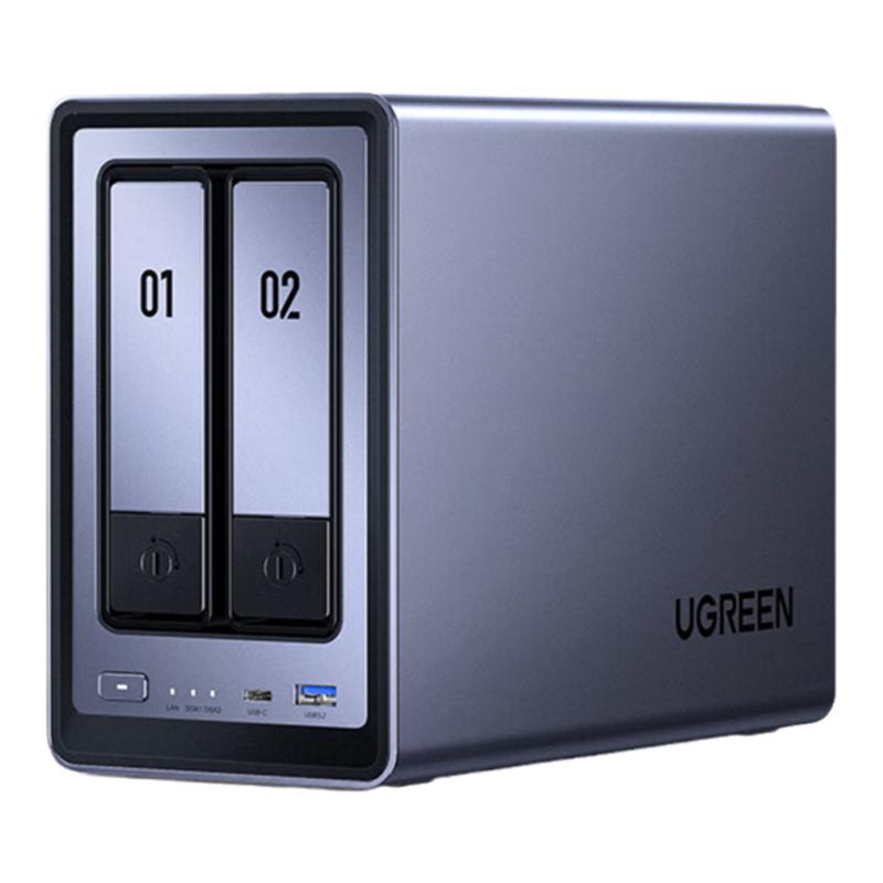 绿联（UGREEN） 私有云DXP2800 双盘位NAS网络存储个人云家庭硬盘服务器AI相册文件同步