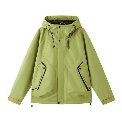 三福2025冬季男士可拆内里三合一羽绒服 抽绳连帽立领外套505812