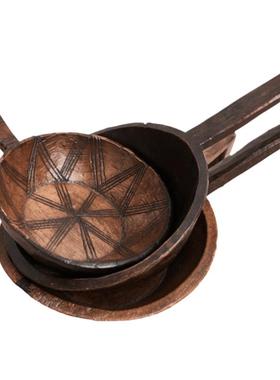 埃塞俄比亚木碗非洲手工整木挖空