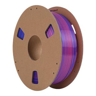 蓝极光3D打印耗材PLA丝绸彩虹渐变双色/三色1.75mm 1kg厂家直销