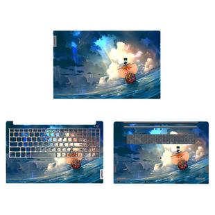 适用2025联想IdeaPad15S电脑贴纸Yoga14S笔记本外壳贴膜ALC7炫彩图案定制小新Pro16机身air14全套保护膜