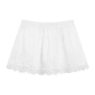 欧洲站重工刺绣蕾丝边半身裙女25冬季新款钩花高级感叠穿神器屁帘