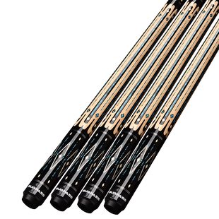 健英超越台球杆大头中式黑8八球美式九球杆套装中手工桌球杆JY53