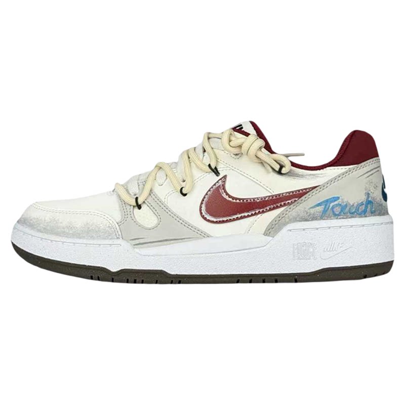 NIKE耐克【定制球鞋】Full Force 冰美式 手绘复古男子休闲板鞋