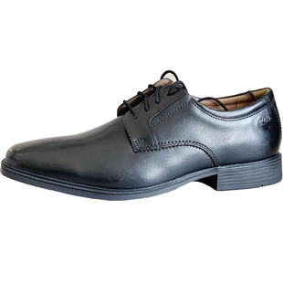 CLARKS其乐男款低帮系带真皮商务正装休闲皮鞋工装通勤单鞋德比鞋