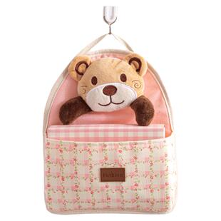 可爱布艺收纳袋墙上挂袋壁挂墙挂式宿舍门后杂物手机储物袋置物袋