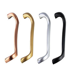 欧式重型铝合金推拉门明装把手厨房阳台客厅中空玻璃移门实心拉手